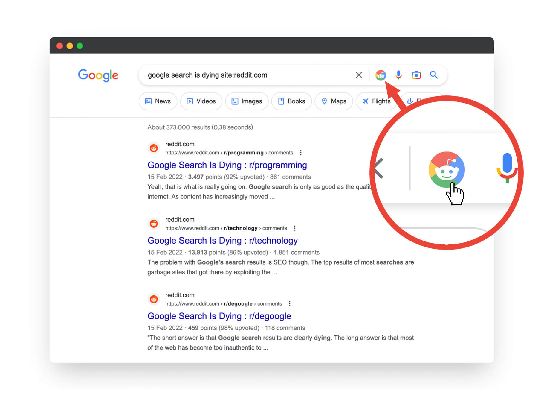 Reddit Search On Google - Open Source Browser Extension